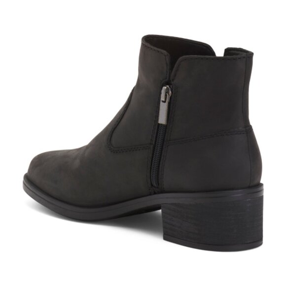 NEW EARTH Suede Oslo Comfort Booties black for women 563tn - Picture 3 of 9